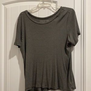 Green and white striped shirt. Lightly used.